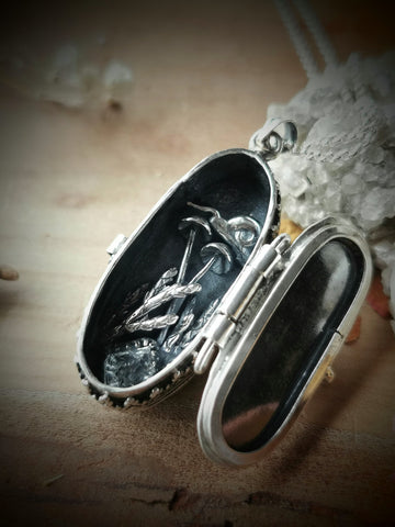 Snail/Herkimer Diamond Necklace