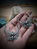 Death Moth Earrings/Weights
