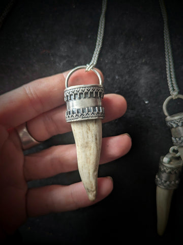 Deer Antler Necklace
