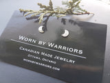 Half Moon Stud Earrings