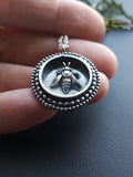 Bee Shadowbox Necklace