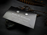Full Moon Stud Earrings