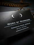 Waxing Moon Stud Earrings