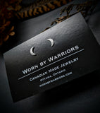 Waxing Moon Stud Earrings