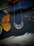 Moonstone Crescent Necklace