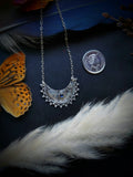 Moonstone Crescent Necklace