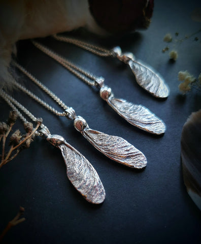 Maple Seed/Helicopter Necklace