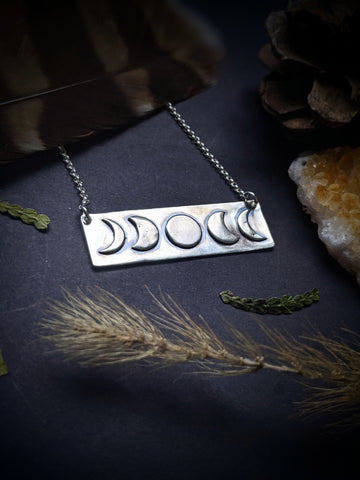 Minimal Moon Phase Necklace