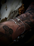 Cast Hummingbird Skull Cuff