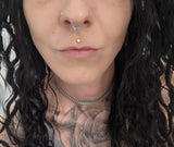 14k Gold-Fill Septum Ring (Moonstone)