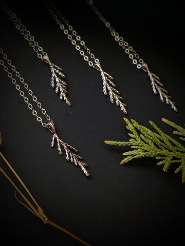Cast Cedar Necklace
