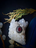 Faceted Ruby Necklace