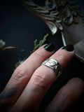 Moon Phase Ring Band