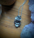 Double Flower Necklace