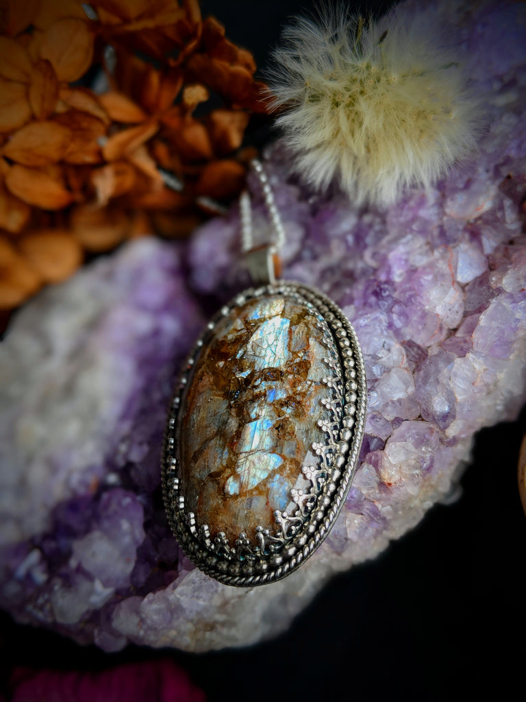 Fish discount scale necklace