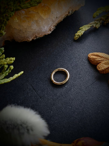 Minimal 14k Gold-Fill Septum Ring