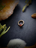 14k Gold Fill Septum Ring (Garnet)